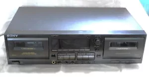 vInTaGe SONY TC-WR545 DUAL STEREO CASSETTE DECK w MANUAL - Picture 1 of 4