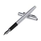5020 Silver Stainless steel Fountain Pen With Standard for M Nib Gift