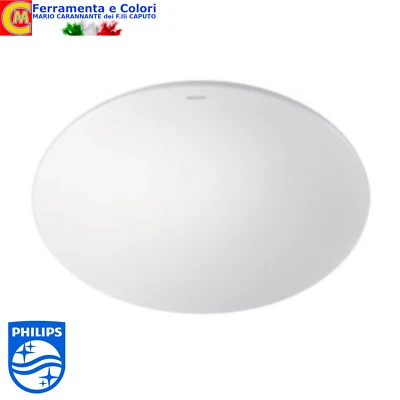 Plafoniera Led PHILIPS Bianca 25 - 32 Cm 10 17 W Luce 4000K Soffitto MOIRE 220V - Immagine 1 di 4