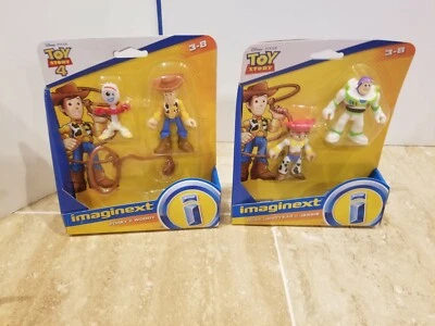 IMAGINEXT DISNEY PIXAR Toy Story 4 Forky, Woody, Jessie, Buzz Lightyear Foto 1 de 4