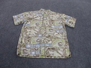 Vintage Reyn Spooner Shirt Adult M Alfred Shaheen Hawaiian Floral Tiki Beach Men - Picture 1 of 8