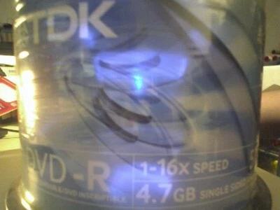 50pcs TDK DVD-R Discs - Image 1 of 2