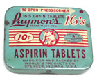 Vintage Paymon's 16"S Asprin Tablets (Lot Ab154) Empt Y Box