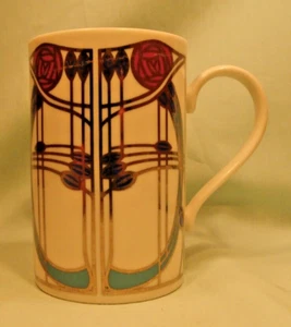 Dunoon Mug 'Clyde' Adapted By Caroline Bessey From Mackintosh Designs Good Cond - Picture 1 of 6