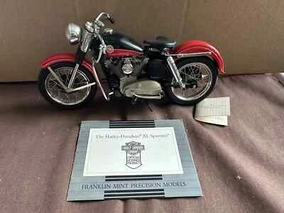 1/10 Franklin Mint 1957 Harley-Davidson XL Sportster Motorcycle - Image 1 of 4