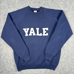 Sudadera DE COLECCIÓN de la Universidad de Yale para Hombres XL Fruta del Telar Hecha en EE. UU. Años 80 - Imagen 1 de 6