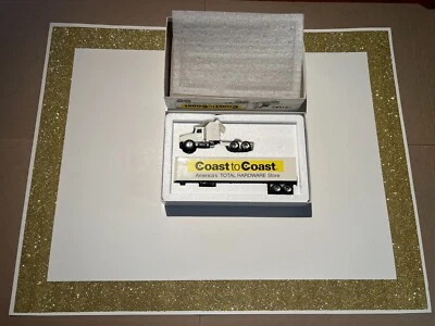 ERTL 1991 1/64 diecast Coast To Coast Kenworth semicabina con remolque nuevo en caja limitado Foto 1 de 3