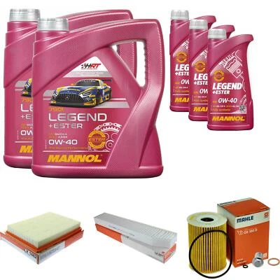 MAHLE Inspección Set 11 L MANNOL Legend+Ester 0W-40 Para Jeep Commander 3.0 - Imagen 1 de 4