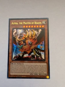 Yugioh Alpha the Master of Beasts 1st Edition Ultra Rare RA01-EN022 NM  - Picture 1 of 1