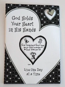 God holds your heart in His hands Children of the inner light greeting card - Picture 1 of 3