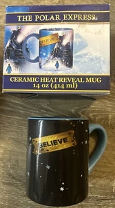 The Polar Express Believe Mug Ceramic Heat Reveal 14oz Coffee Cup - Picture 1 of 4