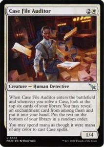 CASE FILE AUDITOR (B) X 4 N/M MURDERS AT KARLOV MANOR MAGIC THE GATHERING - Picture 1 of 1