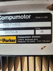 COMPUMOTOR PARKER M57-83 STEPPER MOTOR DRIVE CODE A . - Picture 1 of 5