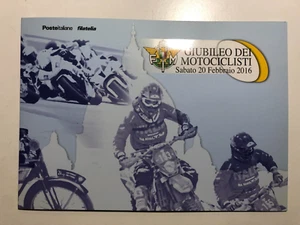 2016 Folder Filatelico Poste Italiane Giubileo dei Motociclisti - Picture 1 of 4