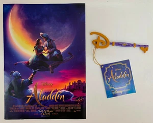 17157 Gadget Disney Store  Chiave Key Aladdin Limited Edition + Poster - Foto 1 di 5