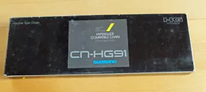 Shimano CN-HG91 Hyperglide Bicycle Chain-116 Links-Narrow - New -Free Shipping - Picture 1 of 6