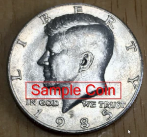 1985P John F Kennedy Half Dollar Münze zirkuliert 50 Cent *kostenloser Versand* - Bild 1 von 2