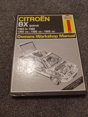 Haynes Owners Workshop Manual For Citroen BX (Petrol) - Image 1 of 4