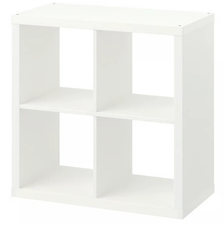 IKEA Kallax Regal weiß - 4 Fächer - Bild 1 von 1