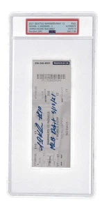 Jarred Kelenic Signed 2021 MLB Debut Ticket Inscribed "MLB Debut 5/13/21" (PSA | - Picture 1 of 2