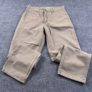 L.L. BEAN Mens 34x32 Cotton Lined Natural Fit Jeans Tan Thick Cotton Rugged - Picture 1 of 12
