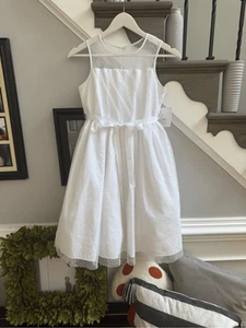 Marmellata Special Occasion White First Communion Flower Girl Dress sz 12 NWT - Picture 1 of 9