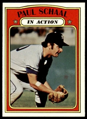 Juego Topps Break Paul Schaal 1972 en acción #178 como nuevo sin precio base Foto 1 de 2