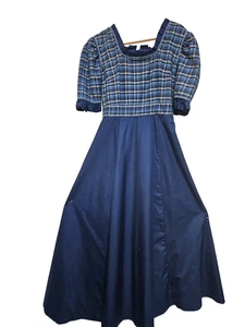 Performance Stage Costume Cosplay Blue Dress Bust 38"  waist 30"  length 59" - Picture 1 of 14