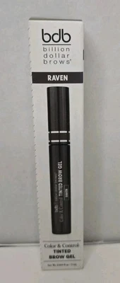 Brow Gel Billion Dollar Brows Raven Color & Control Tinted 0.169fl.oz/5ml New - Image 1 of 4