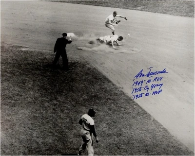 Don Newcombe Hand Signed Autograph 16x20 Photo Brooklyn Dodgers CY ROY MVP 1956 - Image 1 of 2