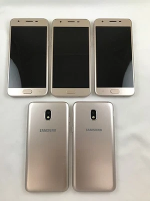 5 Samsung SM-J337T Galaxy J3 Star T-Mobile Smartphone lot Wi-Fi GOOD (Gold) - Image 1 of 3