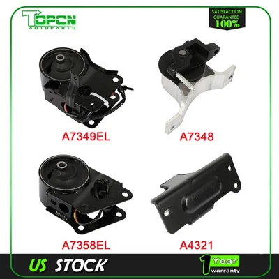 4pc Fits 2003 2004 2005 2006 2007 Nissan Murano 3.5L 2WD Set Engine Motor Mount - Image 1 of 4