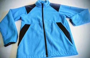 Fleecejacke, Strauss, Gr. 158, Blau, Schwarz,  Top - Bild 1 von 9