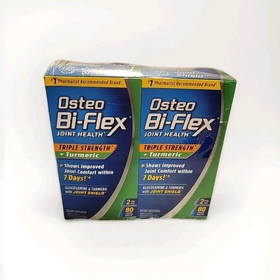 Osteo Bi-Flex Triple Fuerza con Cúrcuma 2pk 80 pestañas Ea. Exp9/26. ¡Envío gratis! Foto 1 de 4