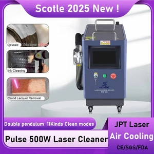 JPT 500W Pulse Laser Cleaning Machine For Wood Thin Rust Oil Remove Air Cooling - Bild 1 von 17