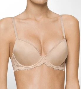 Calvin Klein QF1444 Seductive Comfort Lace Demi Lift Multiway Bra - Picture 1 of 2