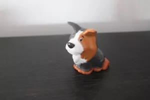 Fisher Price Little People BAUERNTIER HUND WELPE weiß braun grau - Bild 1 von 1