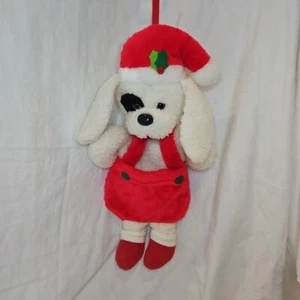 Calza Natalizia Miglior Peluche Cucciolo Cane 'Spot' Babbo Natale 19" Bavaglini Rosso  - Foto 1 di 4