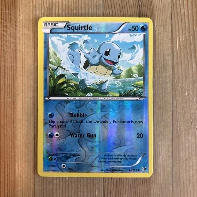 Pokemon - Squirtle 14/101 Reverse Holo Plasma Blast NM/VLP - Image 1 of 2