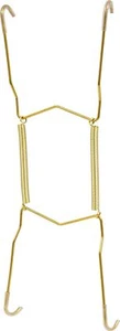 122052 Plate Hanger, 8-11 Inch, Brass - Picture 1 of 3