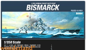 Academy AC14109 1/350 GERMAN BATTLESHIP BISMARCK model kit