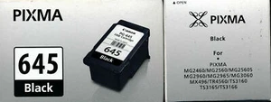 Canon Pixma ink cartridge 645 645XL Black or 646 646XL Colour single/pack NEW - Picture 1 of 12