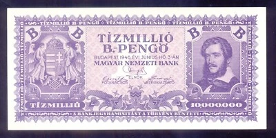 Hungary Tizmillio B.-PENGO  1946  P135  UNC - Image 1 of 2