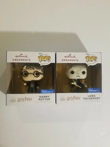 Funko Pop! Hallmark 2021 Harry Potter & Voldemort Ornaments Walmart Exclusive - Picture 1 of 8