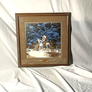1992 BEV DOOLITTLE “EAGLE HEART” FRAMED, SIGNED, AND NUMBERED 22115/48000 - Picture 1 of 5