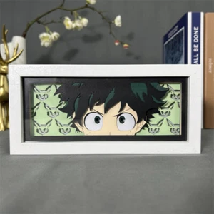 My Hero Academia Midoriya Izuku USB Anime Manga Decor Light Box Night Light - Picture 1 of 9