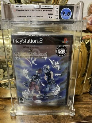 2008 PS2 Kingdom Hearts Re: Chain of Memories Graded WATA 9.8 Sealed A+ NEW - Image 1 of 4