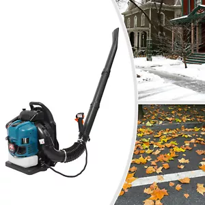 75.6CC 4 Stroke Backpack Petrol Leaf Blower Commercial Garden Yard Outdoor - Picture 1 of 19