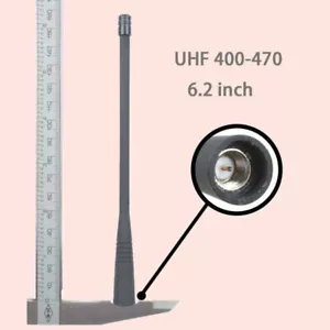 Antena látigo UHF 400-470 MHz para radio VX150 VX454 VX824 VX261 VX231 VX351 VX354 - Imagen 1 de 1
