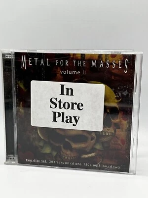 Metal For The Masses Volume II CD + MP3 Disc Century Media 2003 [Arch Enemy] VG+ Foto 1 de 3